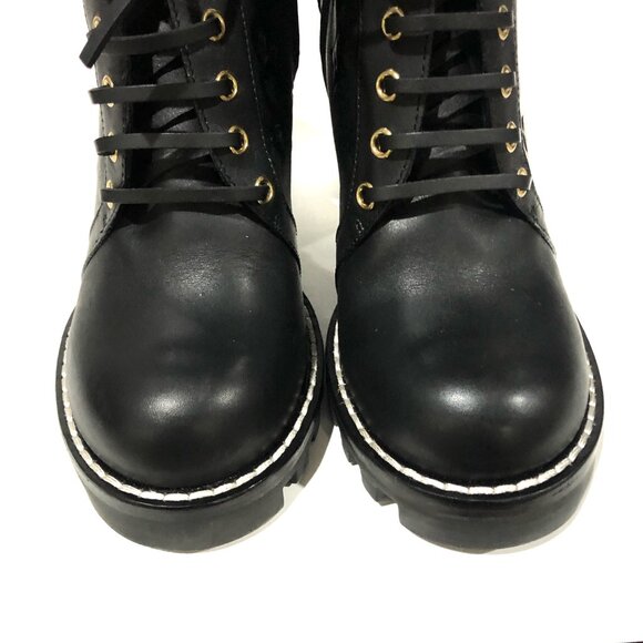 Rare & Auth Louis Vuitton Star Trail Ankle Boots Leather Black On Black Monogram - Picture 4 of 13